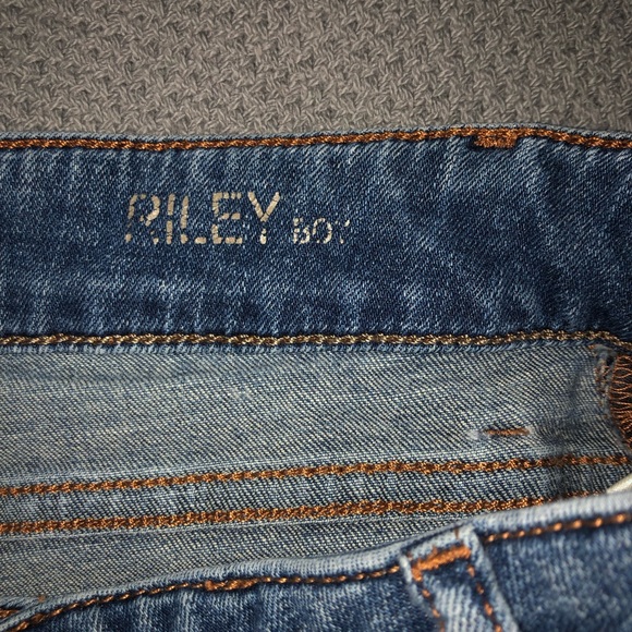 DL1961 Riley Boyfriend Cropped Straight Leg Jeans size 28 - Picture 10 of 13